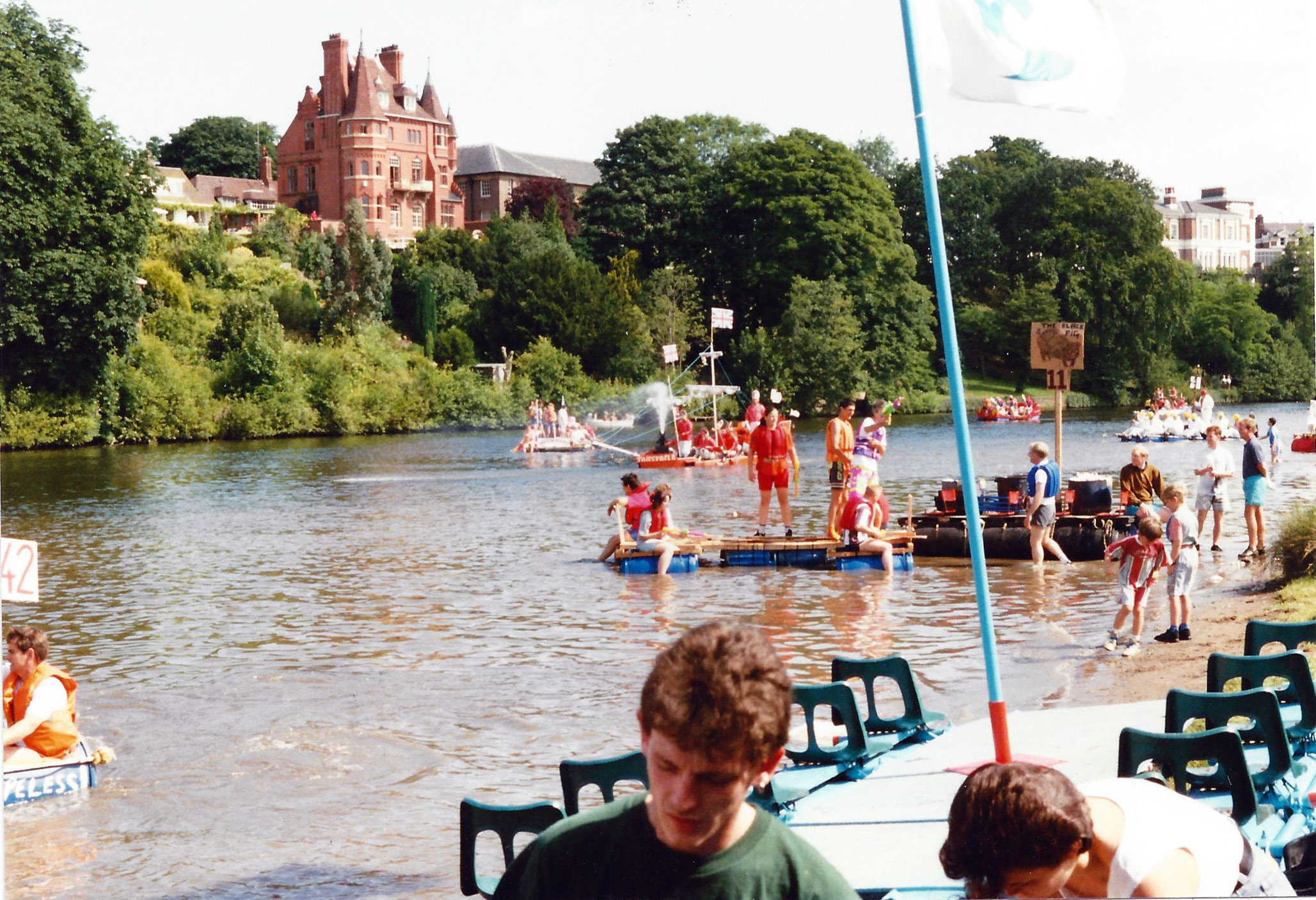 Rafts on the Dee