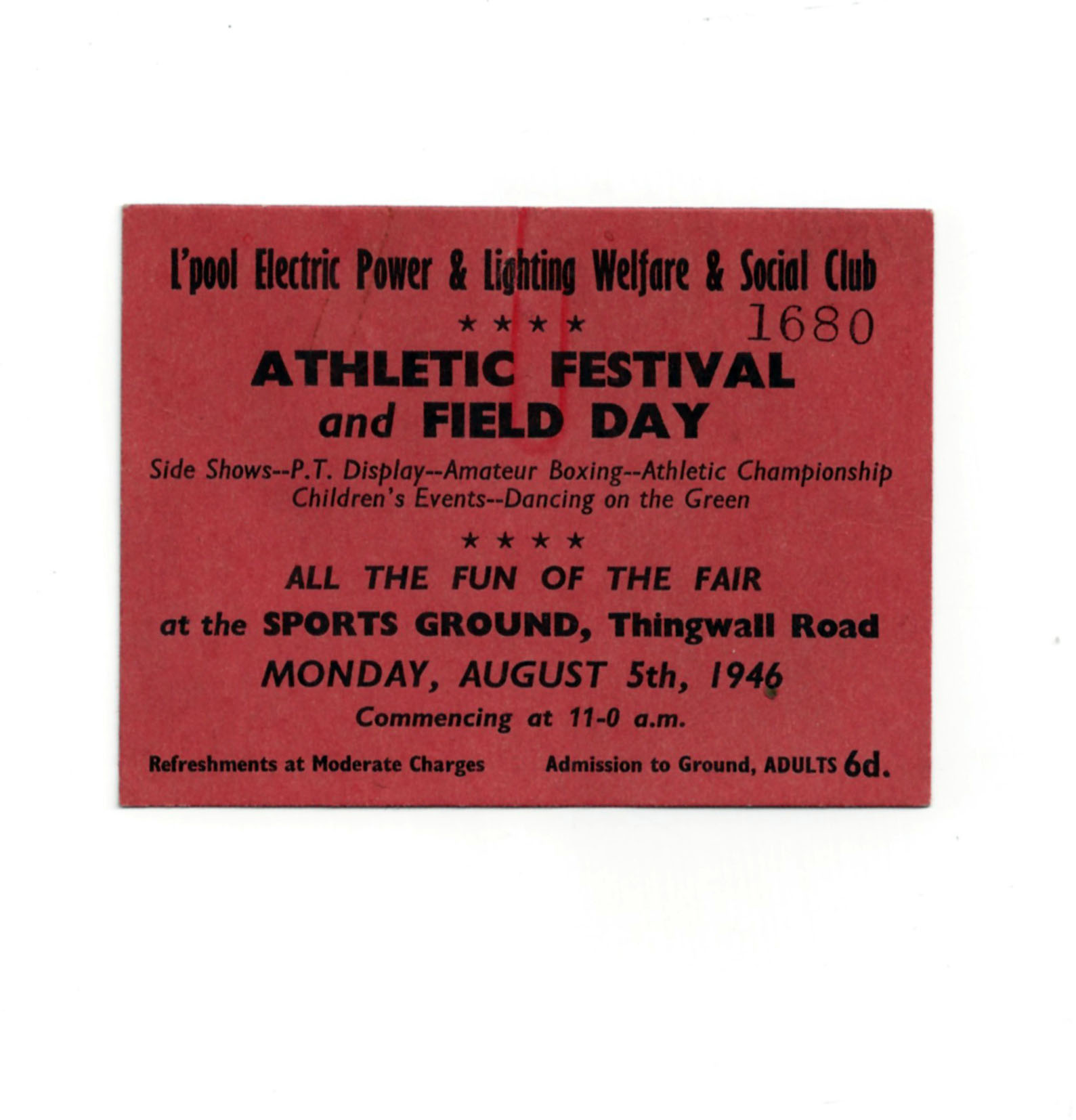 AthleticFestival and Field Day 1946